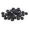 12 Packs: 48 ct. (576 total) Fablastic™ Black Silicone Cord Locks, 10mm